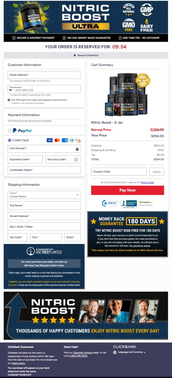 Nitric Boost Ultra official website sale